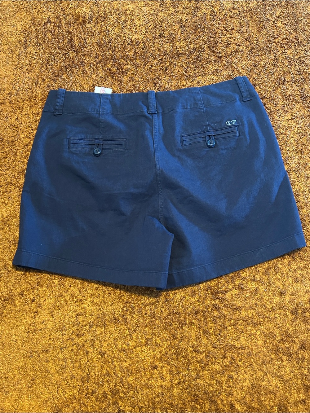 Vineyard Vines Navy Stretch Chino Bermuda Shorts - Picture 4 of 7